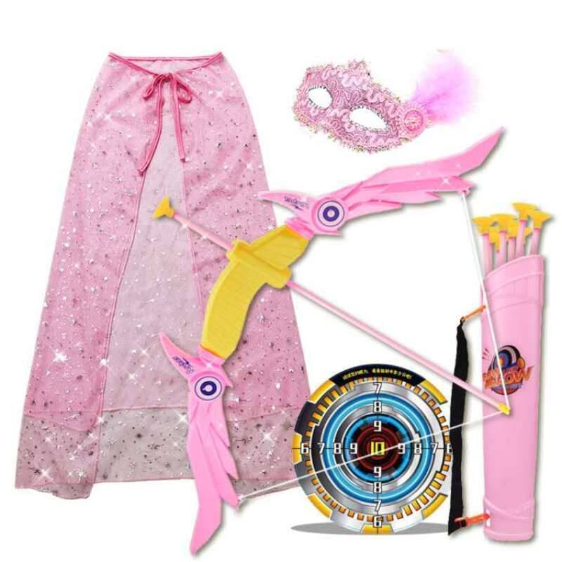 Angel bow +10 arrow + barrel + target + mask + cape